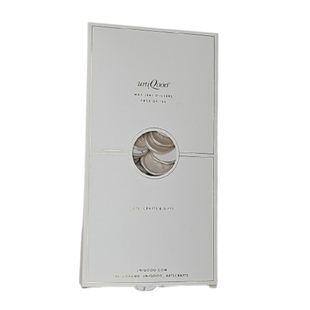 White Wax Seal Stickers 100 Packs
